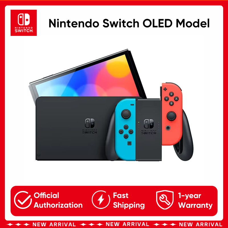 Gaming Console In Chinese - Оригинальный OLED-модель Nintendo Switch, 7-дюймовый экран,