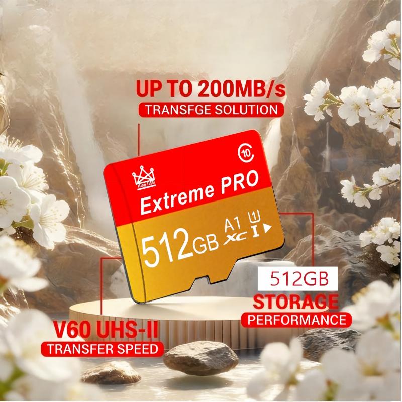 Gaming Console And Monitor - Премиум SD-карты 512 ГБ, 256 ГБ,