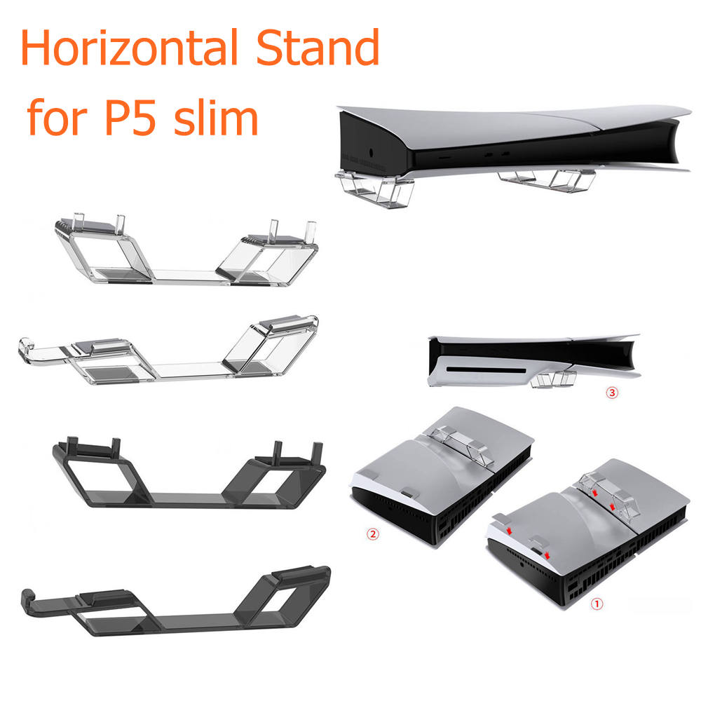 Sony Console Ps5 Slim - Горизонтальная подставка для PS5 Slim, держатель