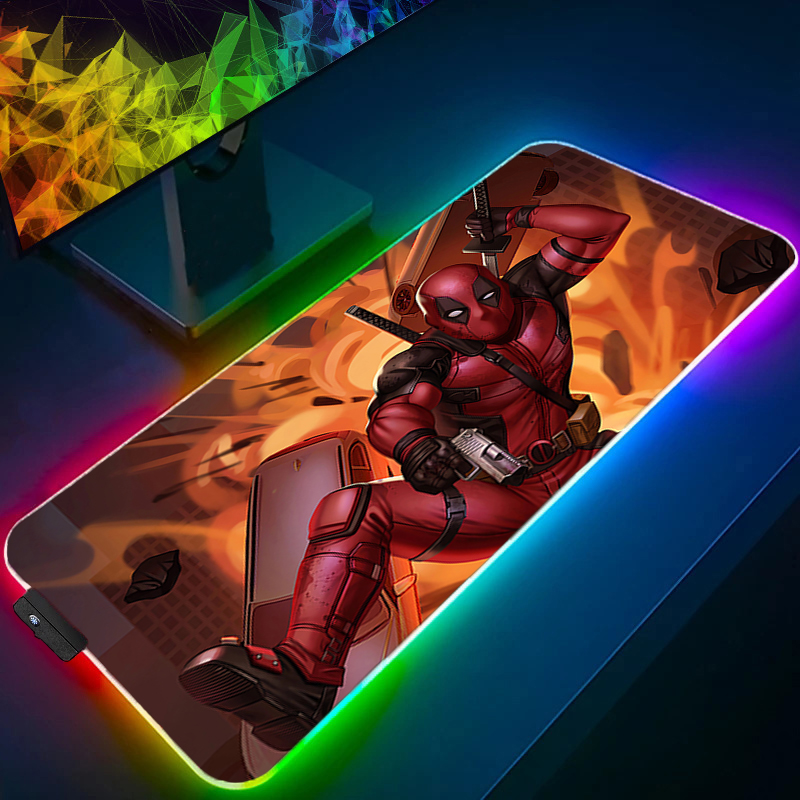Светодиодный коврик для мыши,  – обзор и цена Gaming Console Desk