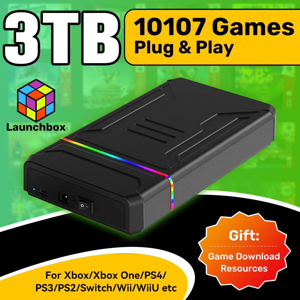 3T игровая HDD Launchbox OS ре – обзор и цена Gaming Console Os