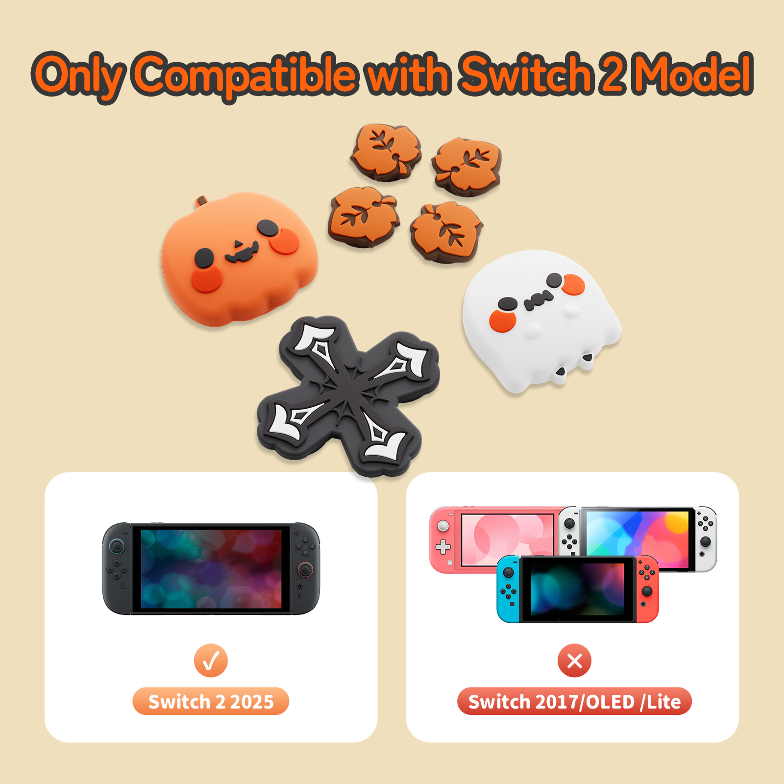 GeekShare Pumpkins and Ghosts  – обзор и цена Thumb Grip Joystick