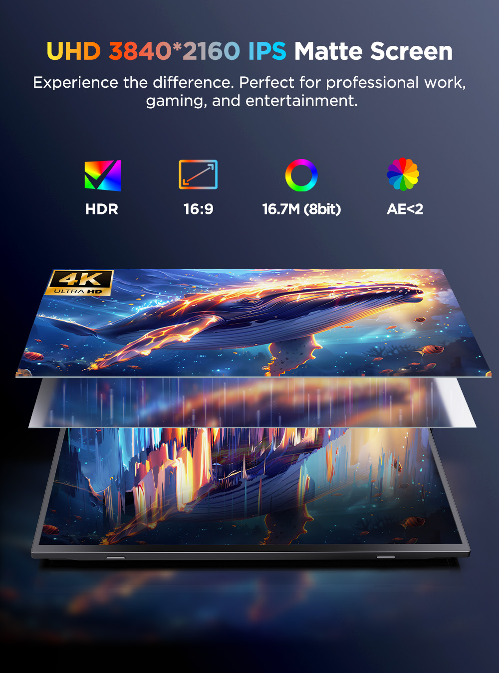 UPERFECT 4K Портативный Монито – обзор и цена Gaming Console And Monitor