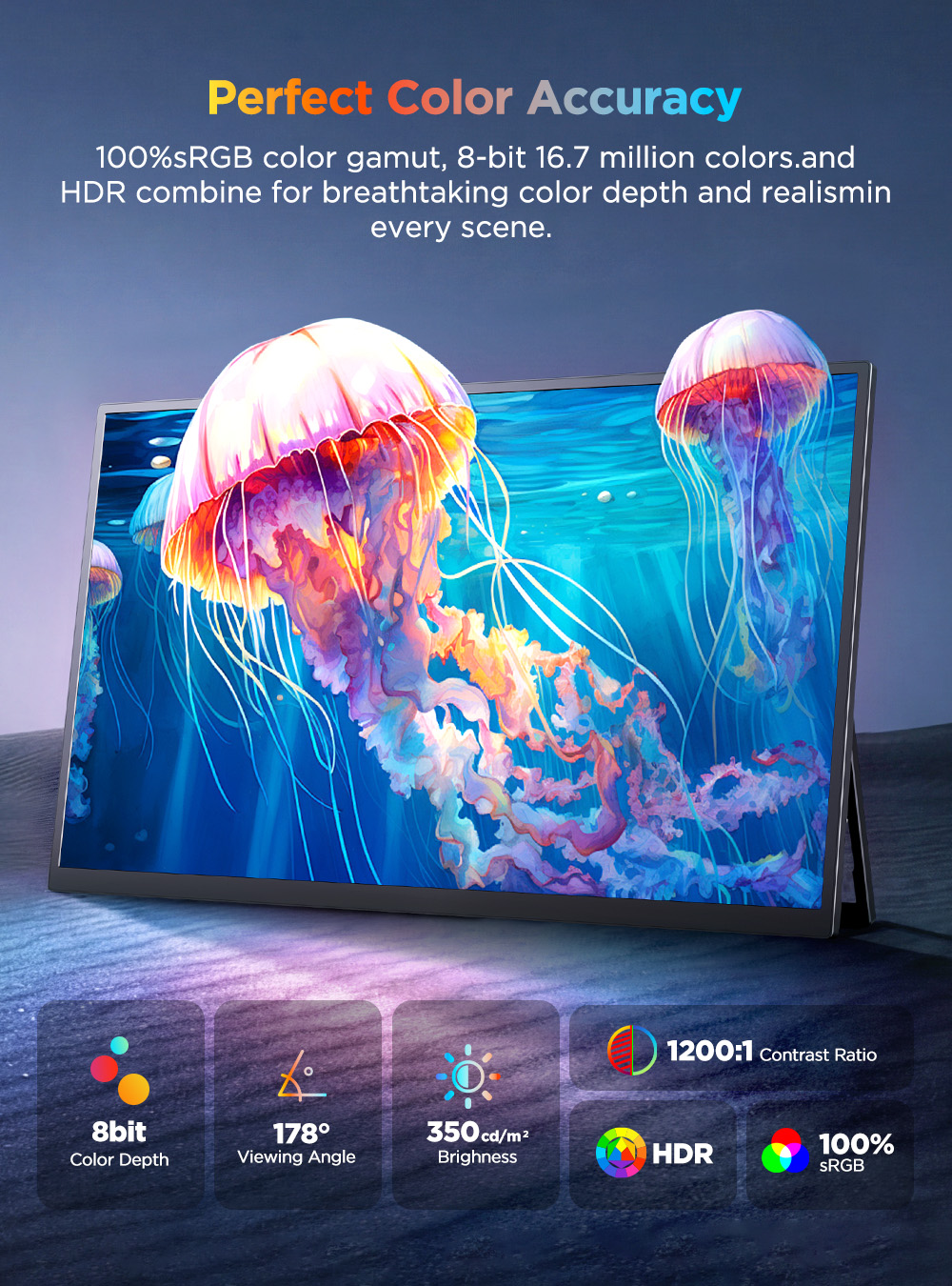 UPERFECT 4K Портативный Монито – обзор и цена Gaming Console And Monitor