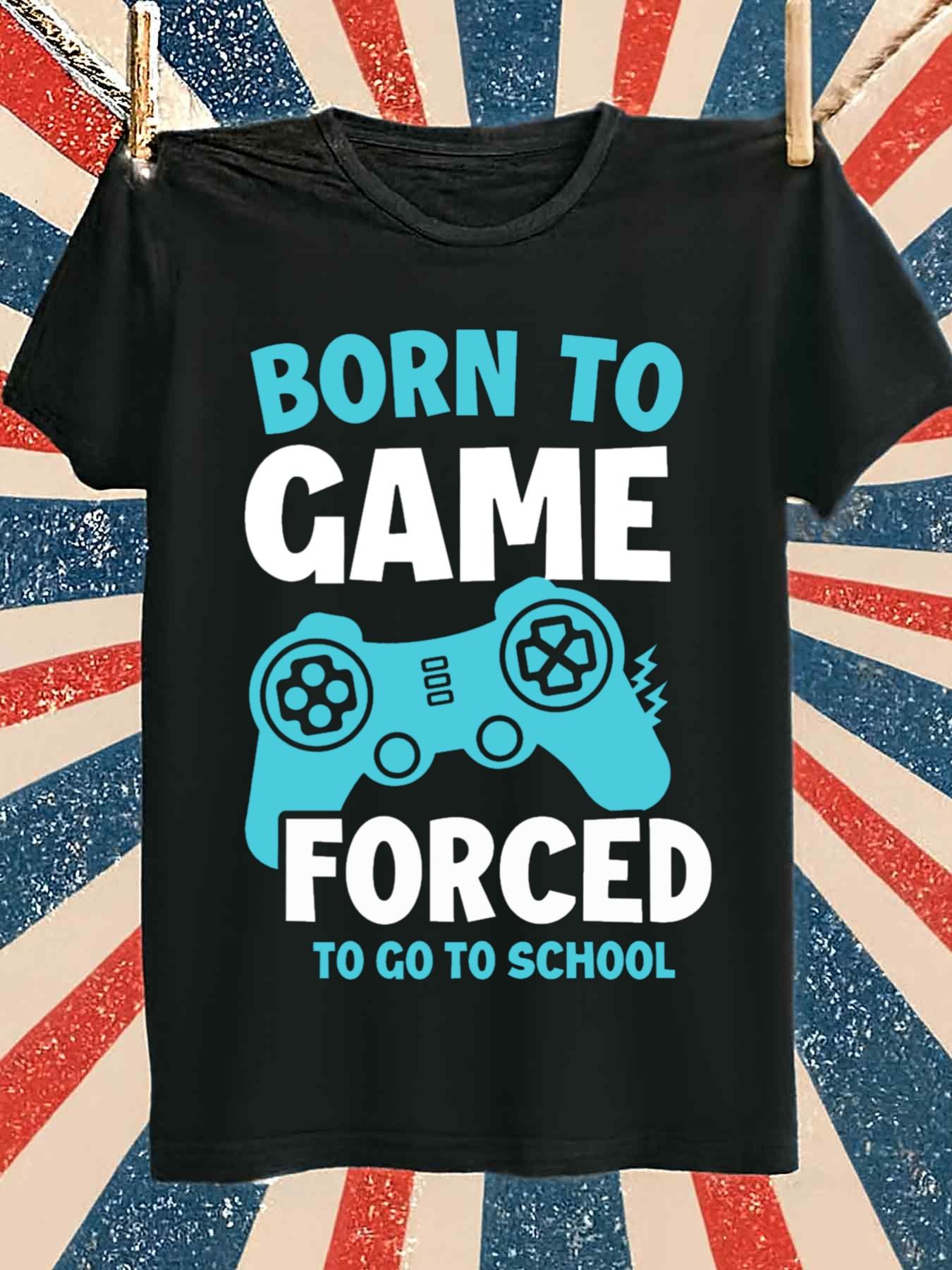 Мужская игровая футболка Born  – обзор и цена Gaming Console Logo