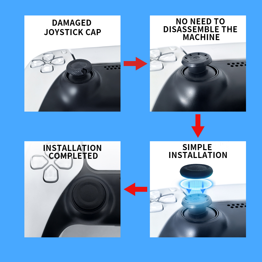 2-6 шт. нескользящих накладок  – обзор и цена Thumb Grip Joystick
